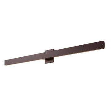 Vara 49.5" Modern Minimalist Indoor/Outdoor Metal 350-Degree Rotate Dimmable Integrated Linear LED Wall Sconce - JONATHAN Y